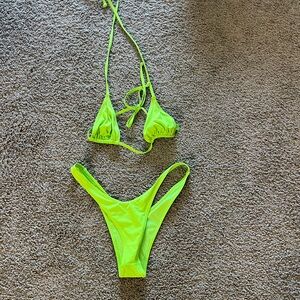 Neon Green Bikini Set